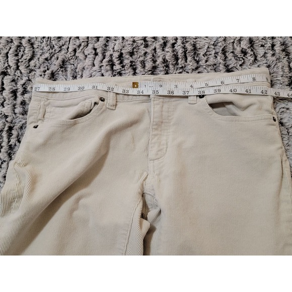 Patagonia Corduroy Pants Women's Size 29 Beige Organic Cotton Straight Leg - Picture 3 of 8